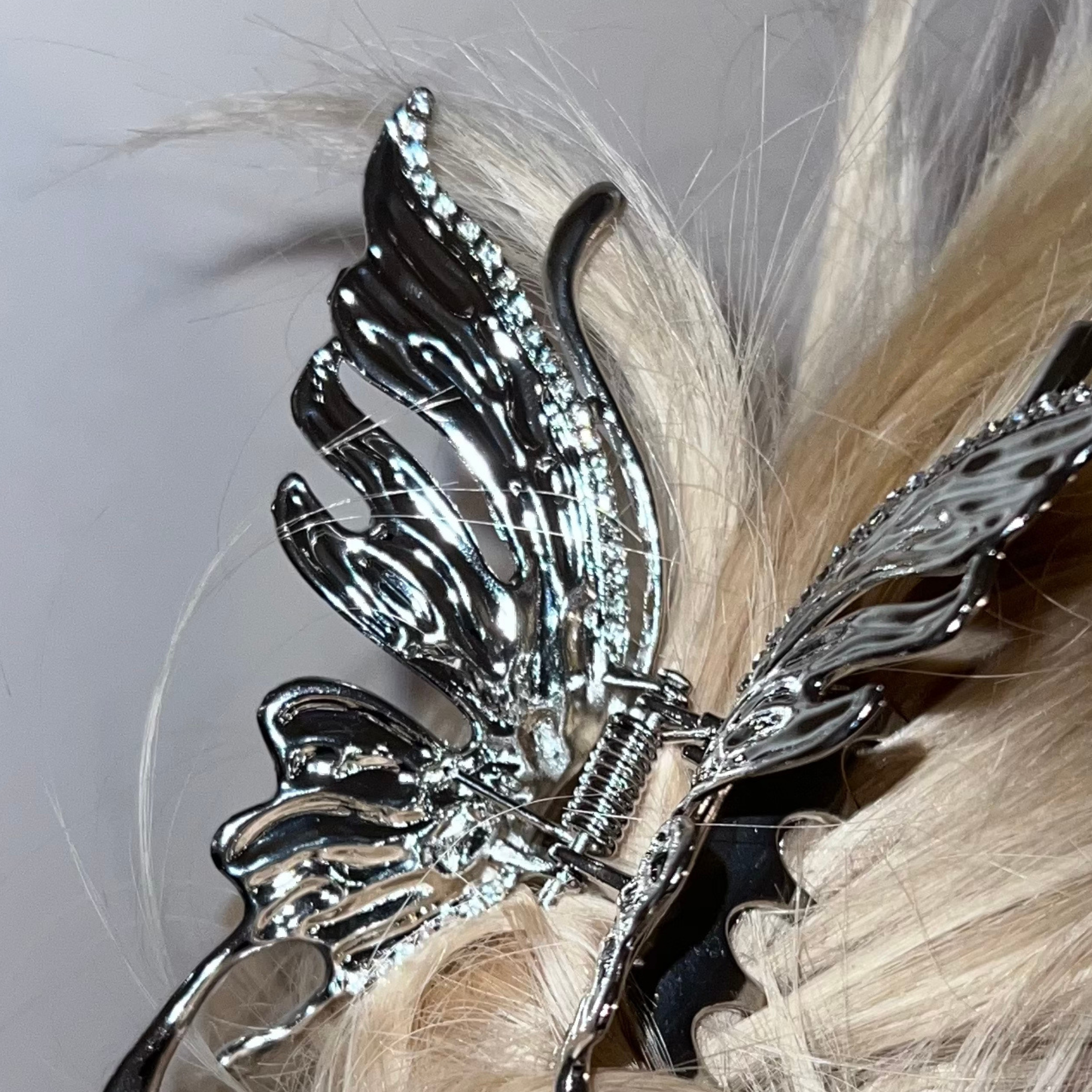 Butterfly Clip — Silver