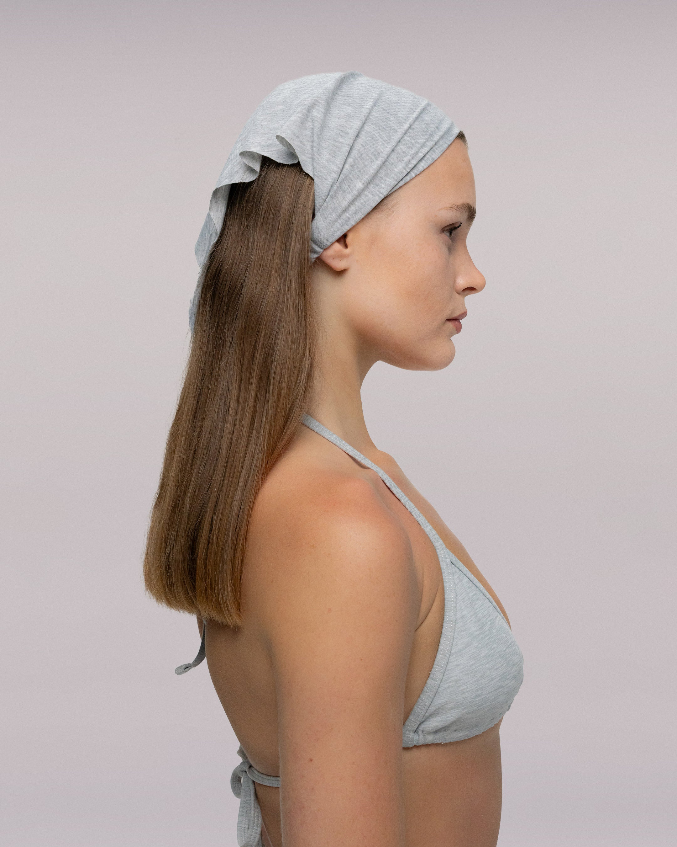 Headscarf — Grey Marle