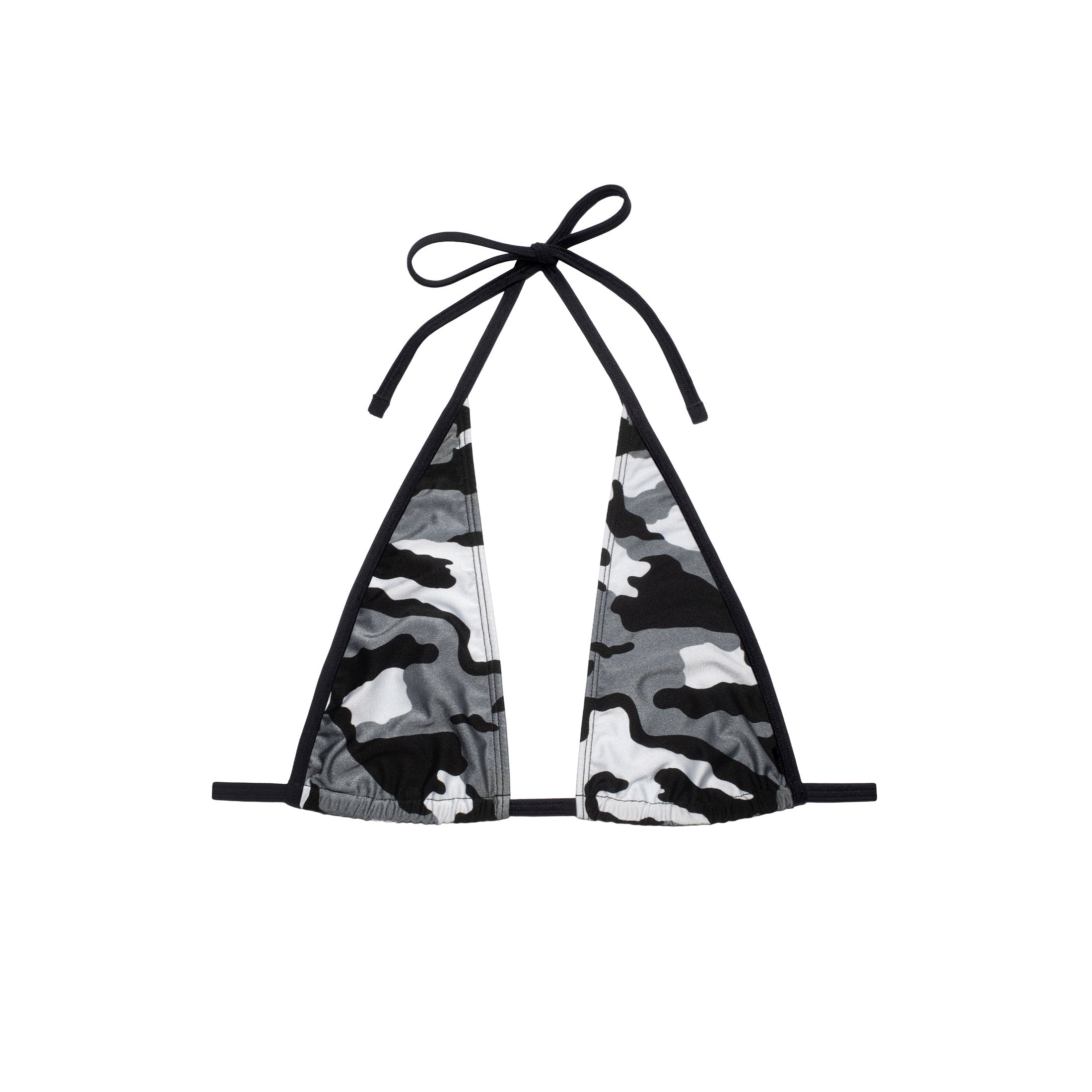 Halter Top — Silver Camo