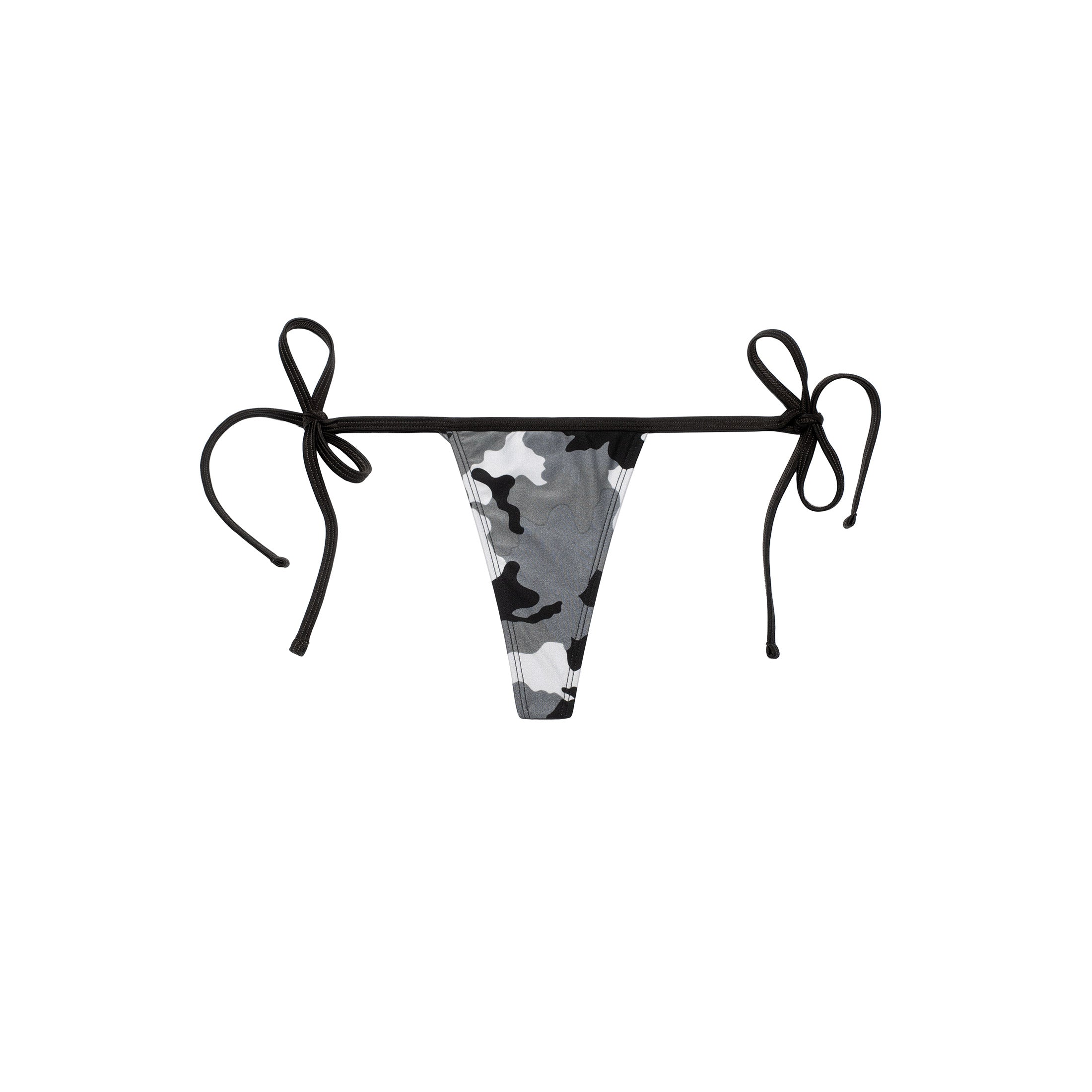 Thong Bottom —  Silver Camo