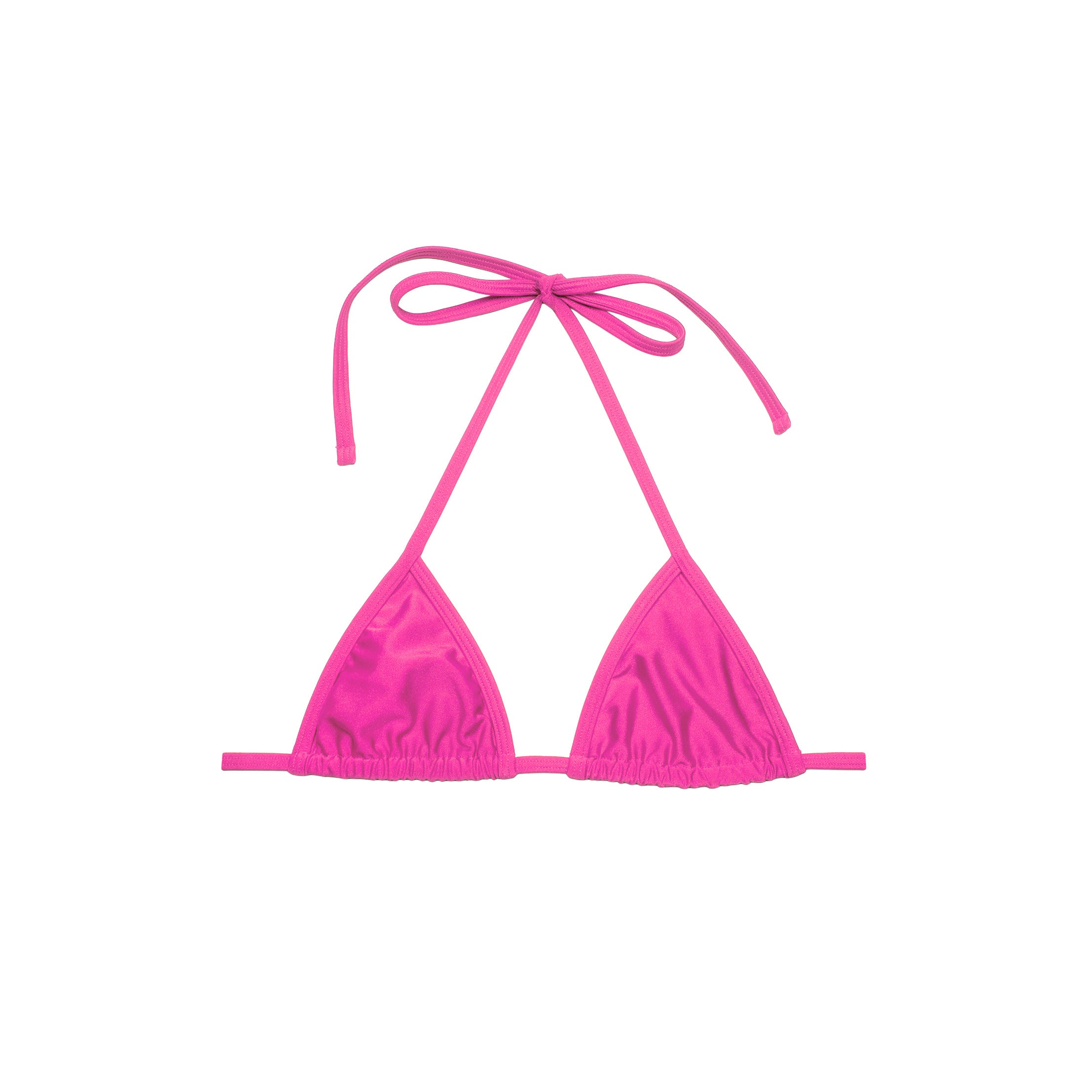 Triangle Top — Hot Pink