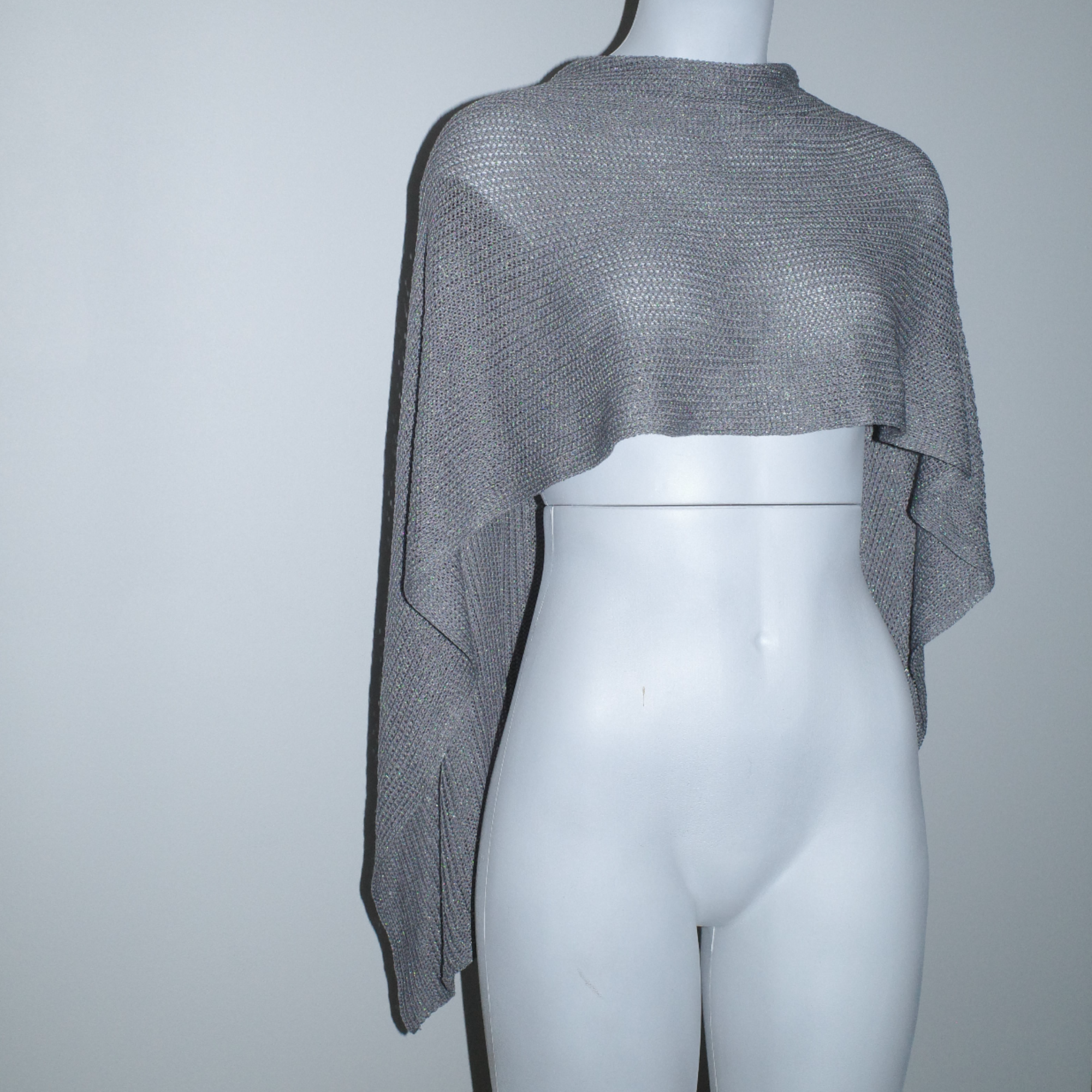 Poncho – Gunmetal Glitter