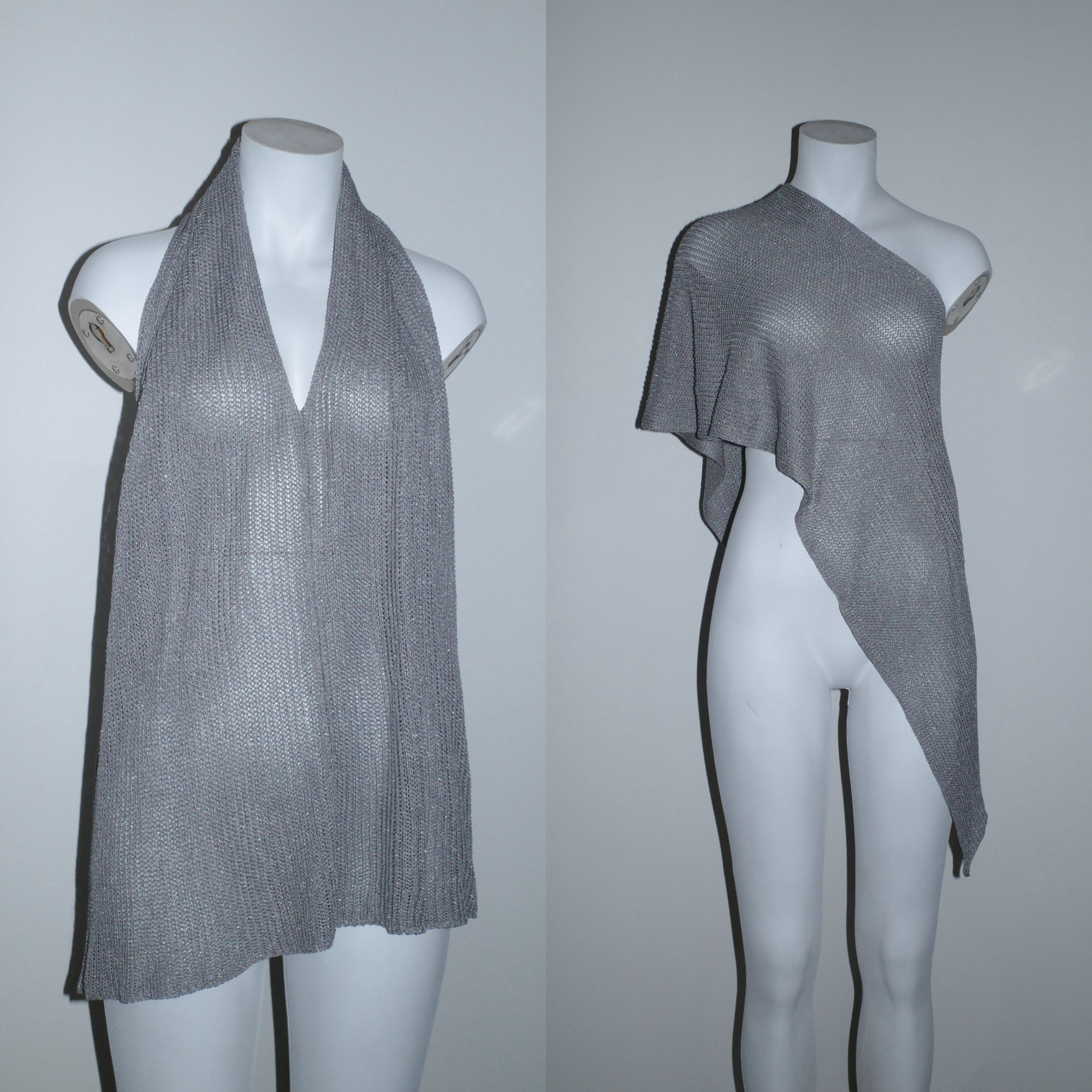 Poncho – Gunmetal Glitter