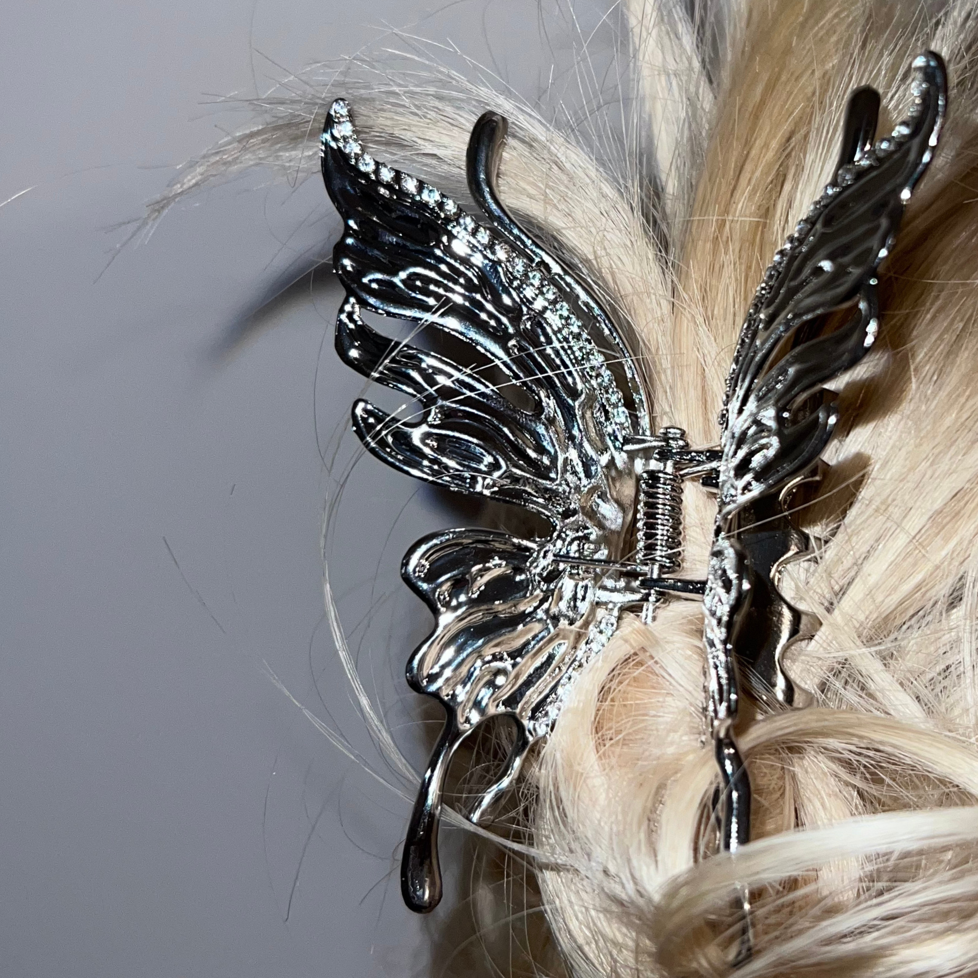 Butterfly Clip — Silver