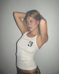 Singlet Top - 3 White
