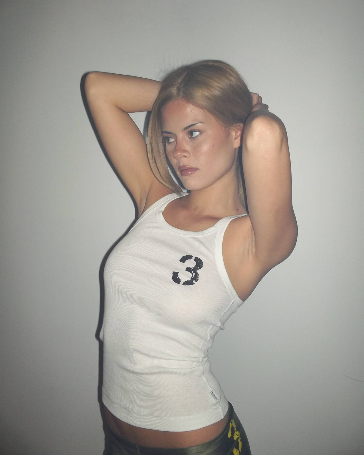 Singlet Top - 3 White