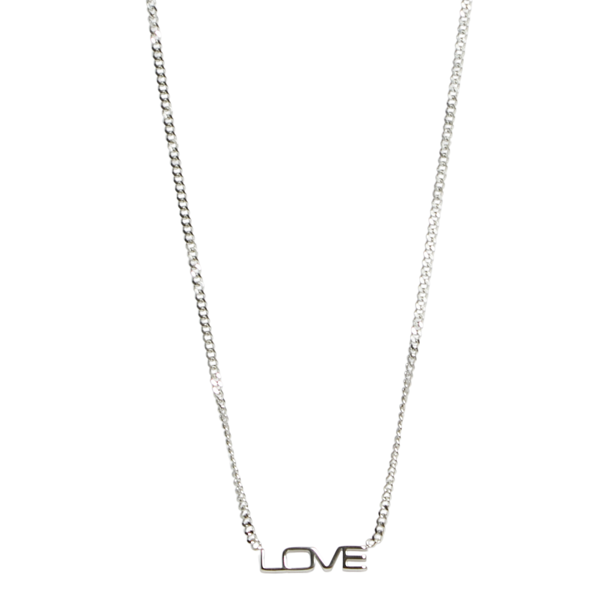 LOVE Necklace — Silver