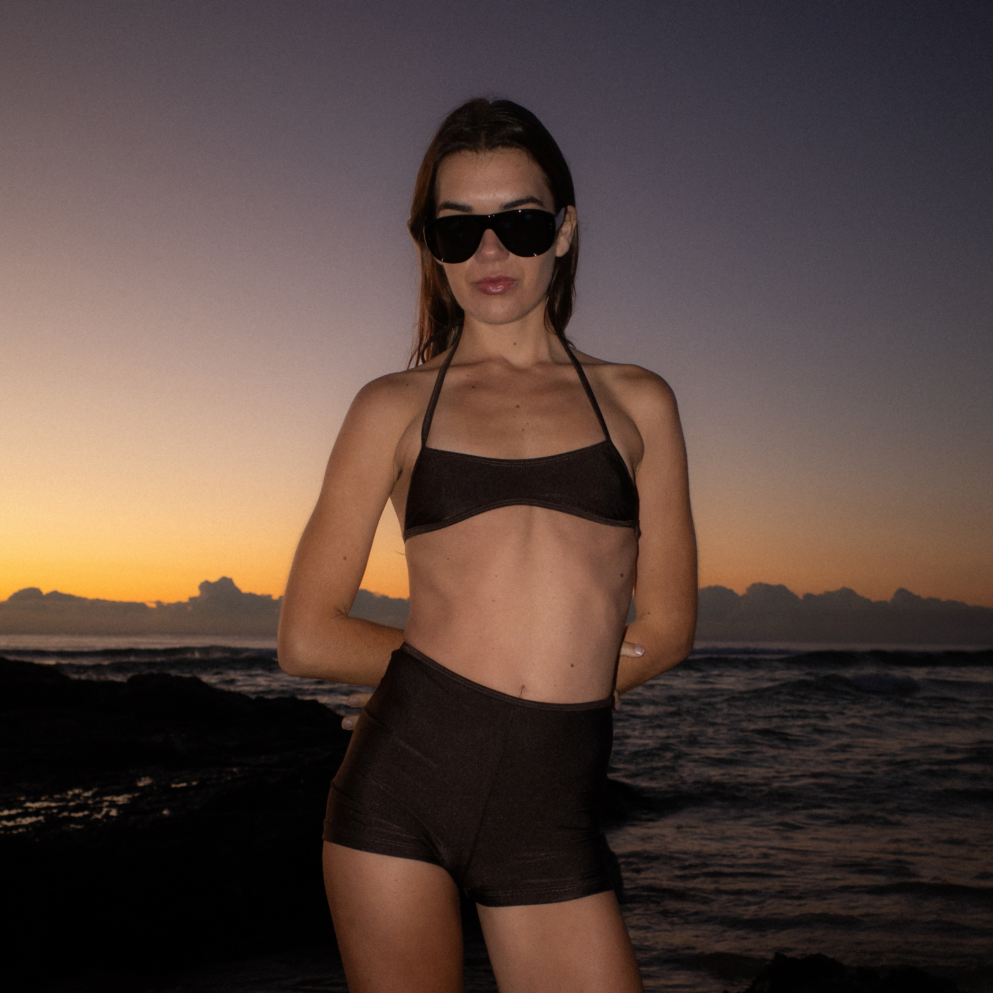High Shorts — Chocolate Brown