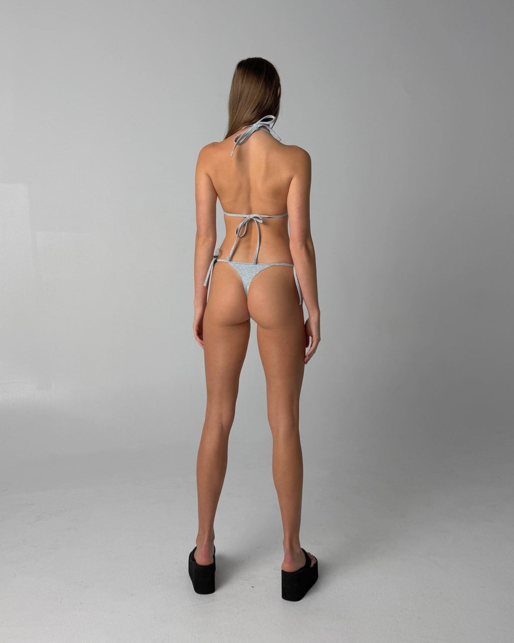 Thong -  Grey Marle