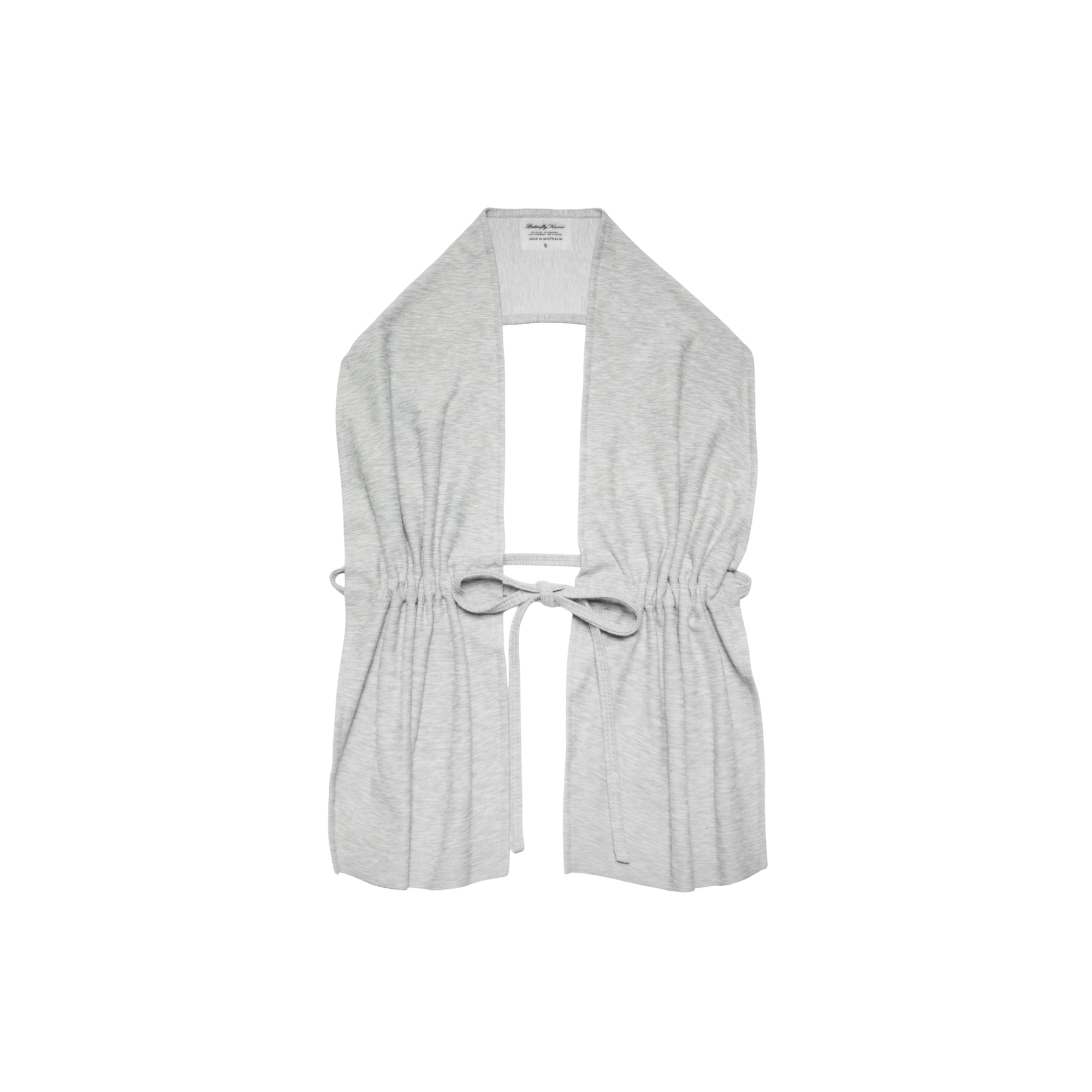Halter Tank Top - Grey Marle