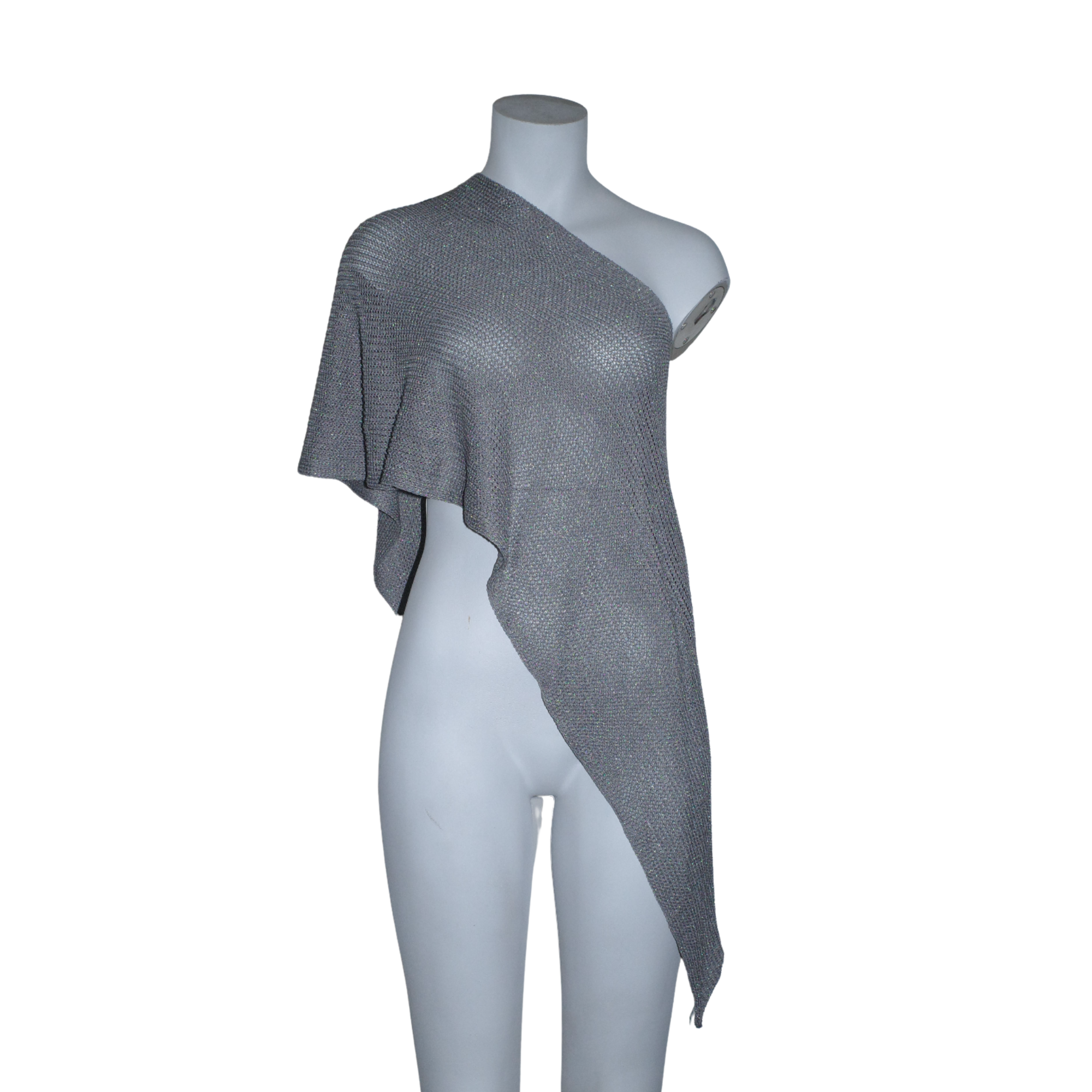 Poncho – Gunmetal Glitter