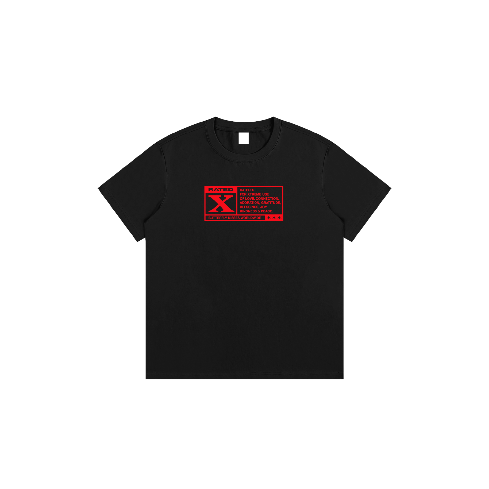X Rated Mens Tee — Black